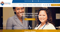 Desktop Screenshot of preferredurgentcare.com